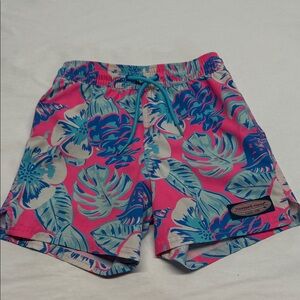 Vineyard Vines Tropical Pink and Blue Shorts